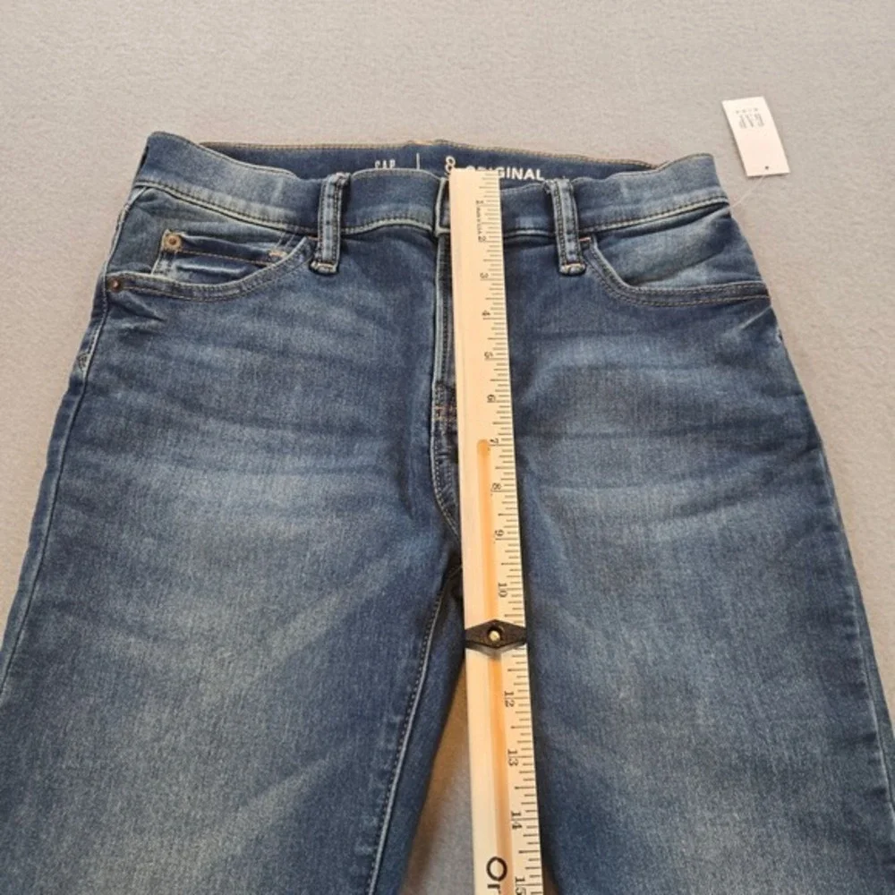 Gap Kids Jeans Boys‎ 8 Husky Blue Original Straight Adjustable Waist NEW